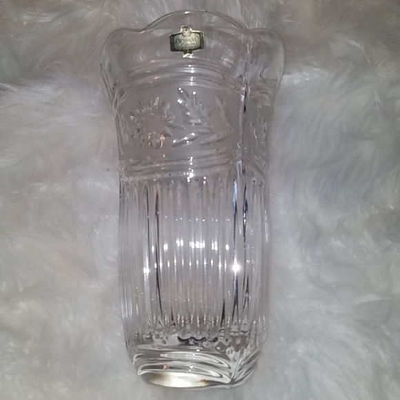 Zajecar Accents Lead Crystal Zajecar Yugoslavia Vase